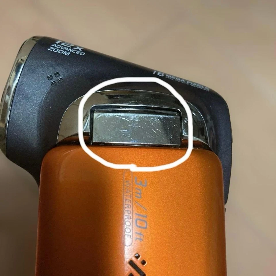 Panasonic HX-WA10 Orange Waterproof Digital Video Camera Camcorder w/Box - Image 3 of 4