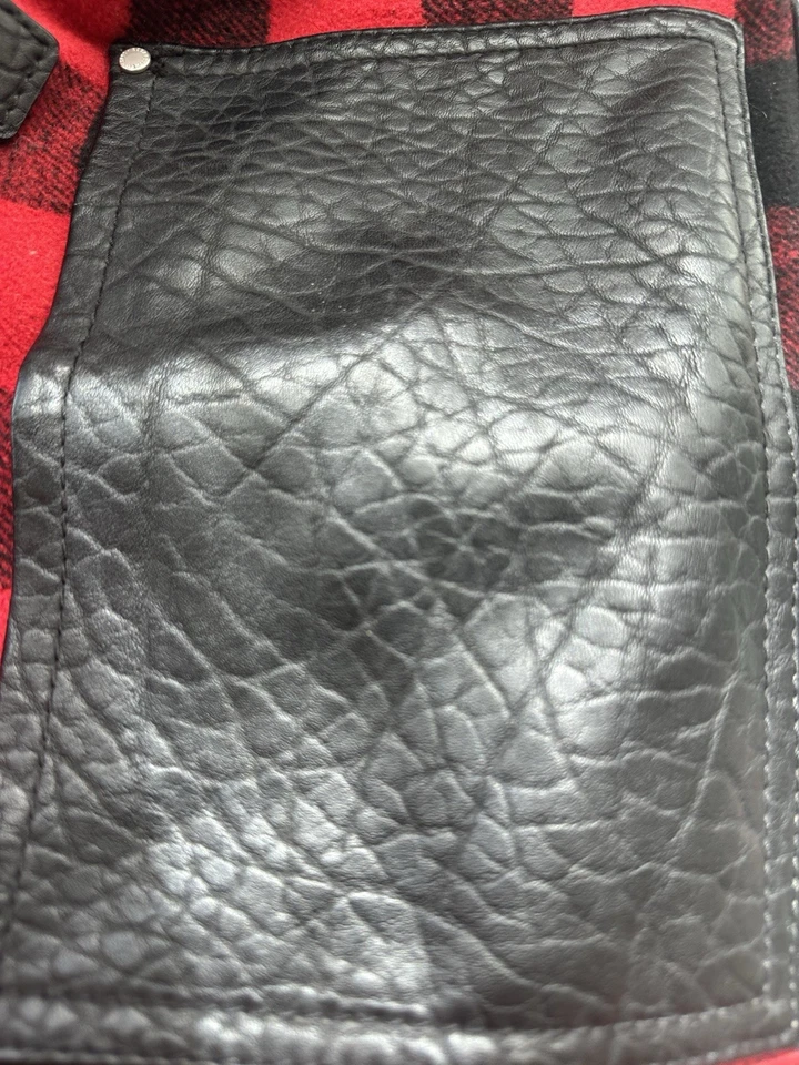 Винтажная сумка-тоут Abercrombie & Fitch клетчатая фланелевая шерстяная сумка сумочка - Изображение 3 из 4