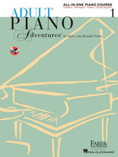Adult Piano Adventures - Book 1 All-In-One Course | Faber Beginner Piano Method 