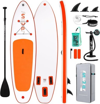 Inflatable Stand Up Paddle Board with Beginners SUP Accessories 10'6'' SUP