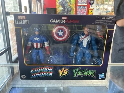 Marvel Legends Gamerverse Captain America vs. Venom 2-Pack Figures