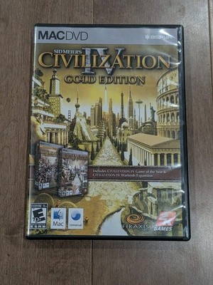Sid Meier s Civilization IV 4 Gold Edition MAC DVD 2009 CIB 