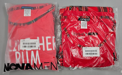 I Like Her Pa Rum Pum Bum (XXL)  /  I Like His Big Bulbs (M) Holiday Pajamas Set