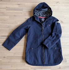 Joules Girl's Waterproof Jacket Navy Size 11
