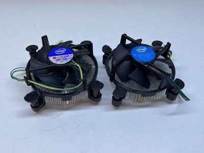 2 X  Intel CPU COOLING FAN HEATSINK i3 i5 i7 Socket 1150 1155 1156