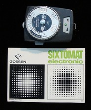 Gossen Sixtomat electronic Exposure Meter 1960 1970 Working Booklet