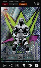 Triple H - Checkerboard Base Iconic - Topps Slam WWE Finest 25