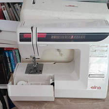 Elna 3007 Electronic Household Sewing Machine with Free Arm & Buttonhole