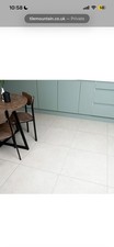 COLLECTION ONLY Flake Greige Cement Effect Matt Porcelain Tile (Tile Mountain)