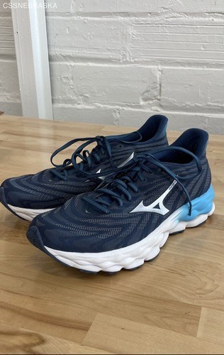 Mizuno Blue Men's Wave Sky 8 Running Shoe - Size 11 - Picture 3 of 9