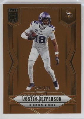 2025 Panini Donruss Elite Orange 40/199 Justin Jefferson #45 1b1z