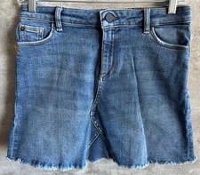 2018 DL 1961 Jenny Blue Rose Denim Jean Skirt Size 16 Youth