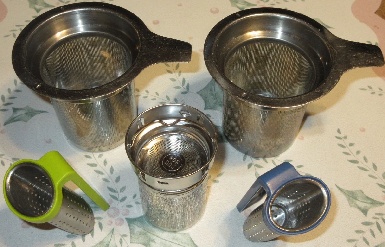 Mixed Lot 5 Ikea Forlife SUS Hang On Basket Stainless Steel Tea Strainer Infuser