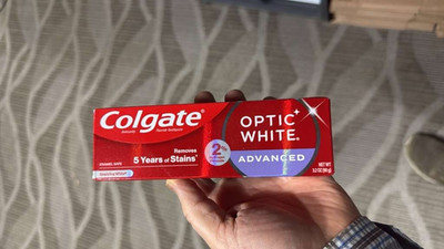 Colgate 3.2 oz Optic White Advanced Sparkling White Toothpaste 2025