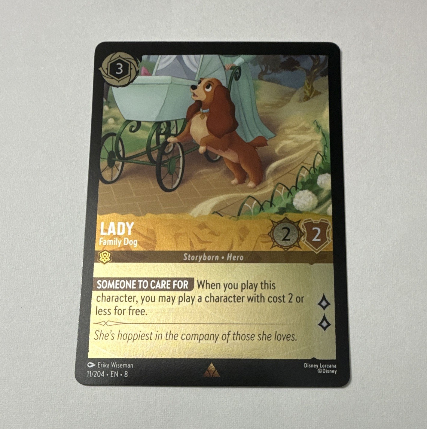 Lady - Family Dog 11/204 Reign of Jafar Rare Cold Foil Eng