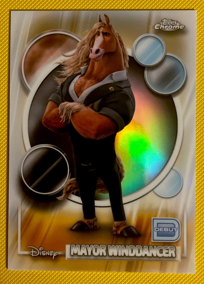 Disney Topp Chrome 2026: Mayor Winddancer Debut: Mayor Of Zootopia Card # 69