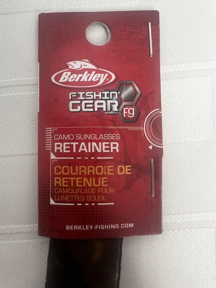 "NEW" Berkley Fishing Camo Neoprene Eyeglass Sunglasses Retainer Strap Box Y - Image 2 of 4