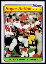 Steve Bartkowski, 1981 Topps, #42, Atlanta Falcons,
