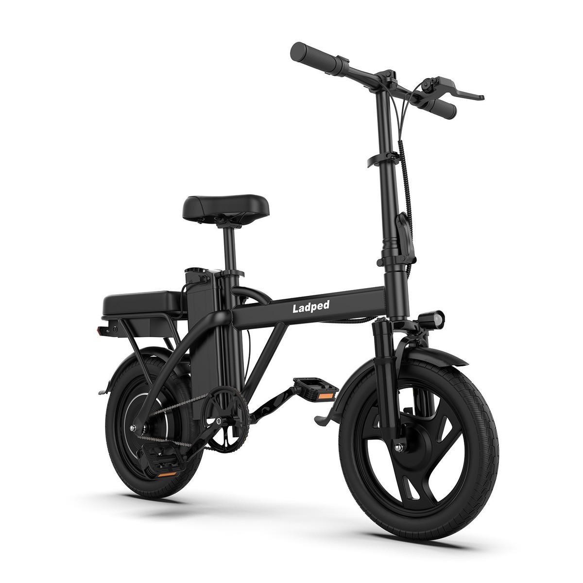 LADPED 14' Adult Electric Bike, Mini Ebike for City Commuter Two