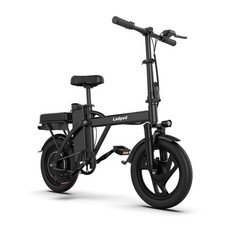LADPED Electric Bike for Adults, 500W Motor, 20 MPH Max Speed 14" Folding Ebike