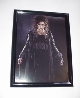 Harry Potter Poster #78 FRAMED Death Eater Bellatrix Lestrange Helena B Carter x