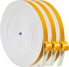 Dichtungsband T&uuml;rdichtung Selbstklebend 6mm(B) x1.5mm(D)/15m(L) f&uuml;r T&uuml;ren Fe