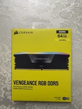 CORSAIR VENGEANCE RGB DDR5 RAM 64GB (2x32GB) 6400MHz C32 UDIMM