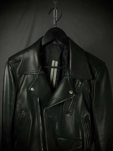 RICK OWENS SS21 PHLEGETHON LUKE STOOGES LEATHER JACKET image 5