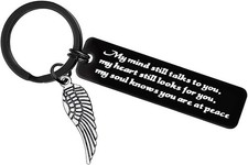 Memorial Gifts Sympathy Keychain In Memory Of Loved Gifts Memorial Keyring
