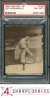 1934 R318 Batter-Up Baseball Joe Cascarella #162 PSA 1