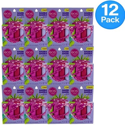 eos Razzle Dazzle Lip Balm Variety Pack 0.14oz 12 Pack New