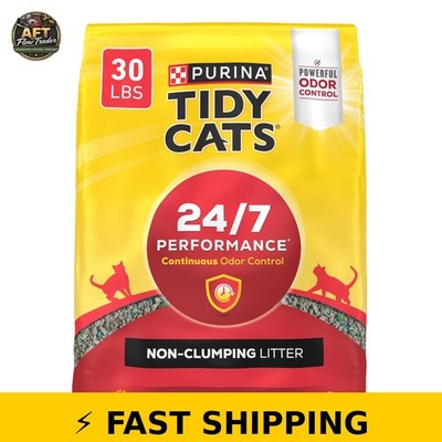 Purina Tidy Cats 24/7 Performance Cat Litter, Clean Linen, 30 lb