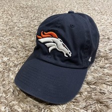 Denver Broncos 47 Brand Hat Strap Back Dad Hat One Size Navy Blue NFL Football