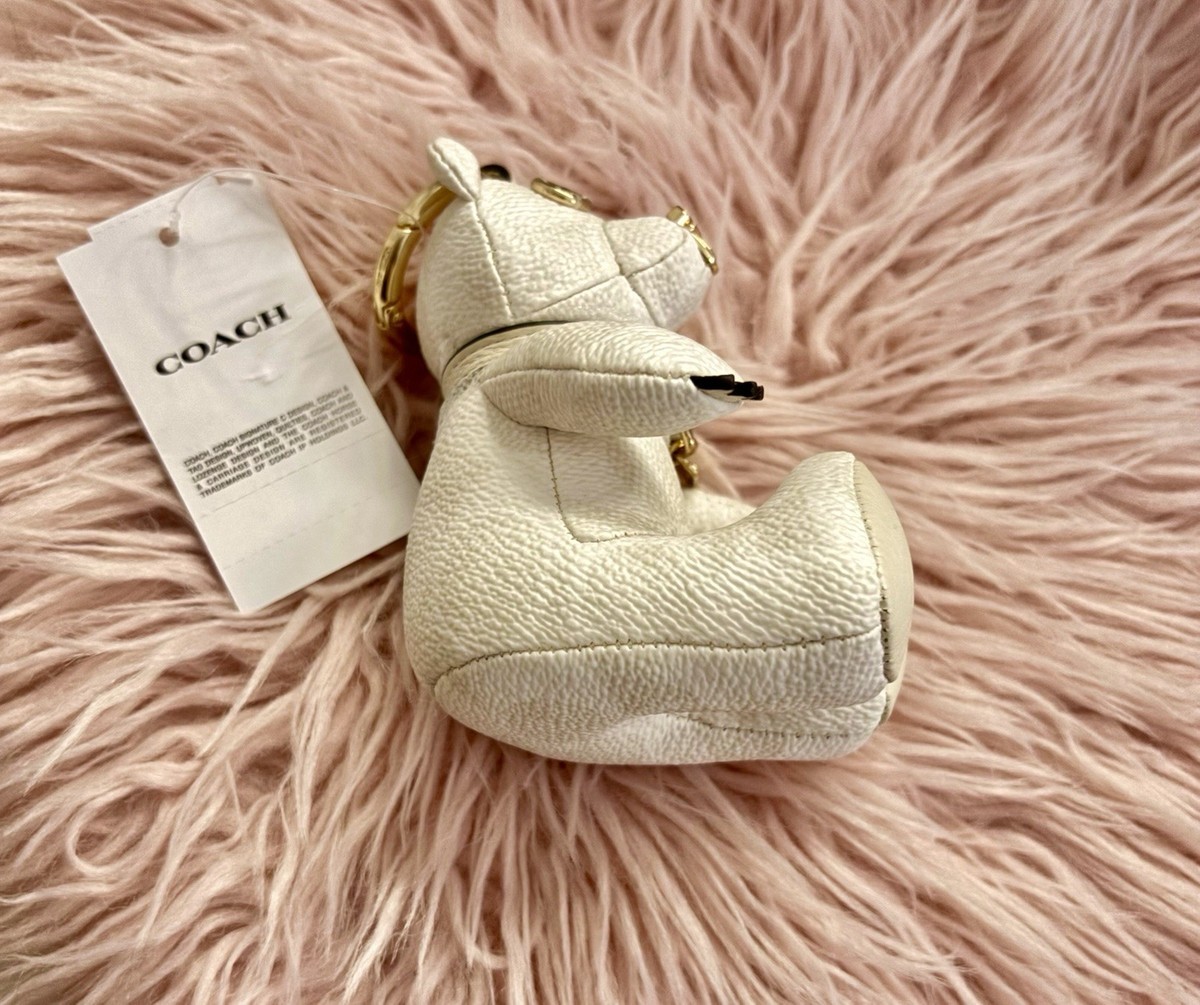 NEW Coach Signature Print Coated Canvas White Chalk Collectible
