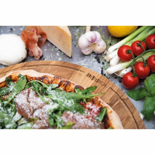 Boska Pizza Board Friends L Serving Board Pizza Tray Pizza Plate Oak 34cm - Picture 3 of 4