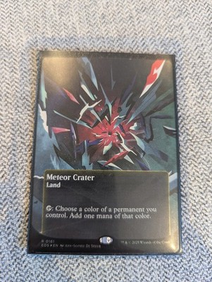 Meteorkrater - GALAXY FOIL Borderless - Edge of Eternities Mtg 0161