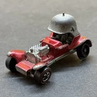 Hot Wheels Redline 1969 Red Baron Diecast HK Red / Black Interior Vintage Mattel