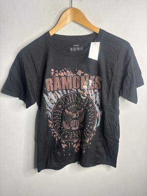 Ramones Shirt Mens Small Black Presidential Seal Punk Rock Band Graphic Tee