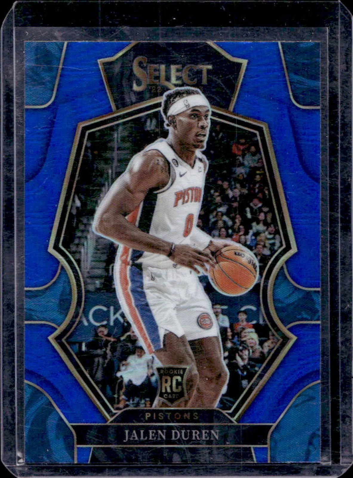 2022-23 Select Jalen Duren RC Blue Prizms Rookie Premier #176 Pistons