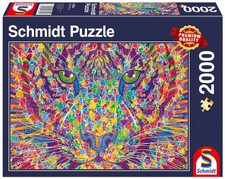 Schmidt Giochi Pq Puzzle 2000 Pezzi "Tygrys" Premium Quality Vernice Opaca