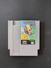 Simpsons Bart VS the World -Nintendo NES Game - Authentic- Tested- Free Shipping