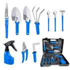 Garden Tools Set, 10 Pieces Stainless Steel,Gardening Tools kit with Handbag,.