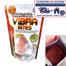 35g Hikari Tropical Vibra Bites for Tropical Fish Worm Like Shape
