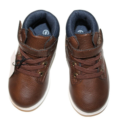 American Eagle by Payless Jonah Cognac Brown Kids' Lace-up Bootie Sneakers 6M
