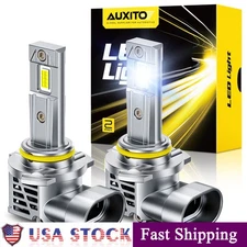 AUXITO 9006 LED Headlight Super Bright Bulbs Kit 80000LM HIGH/LOW Beam 6500K US