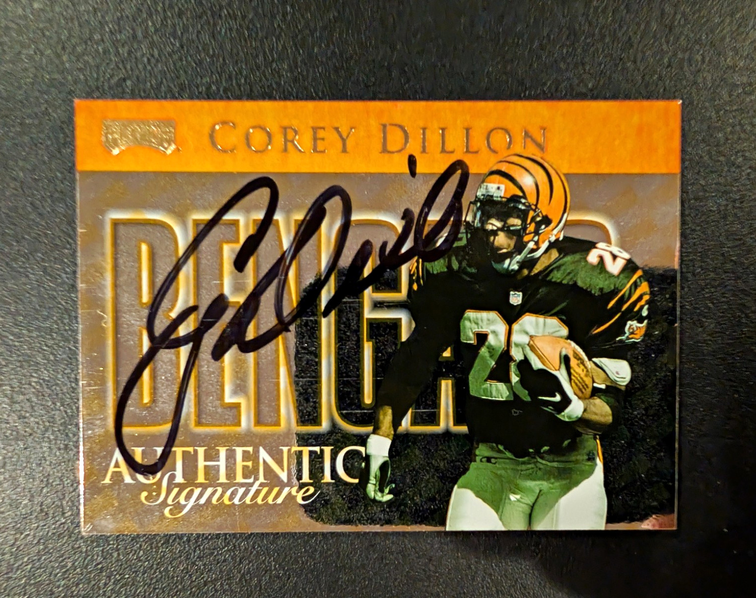 Playoff 1999 Prestige Authentic Signature Corey Dillon Bengals #CL7 Auto /250