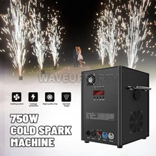 PAIDUN 750W DMX Cold Spark Machine Fountain Firework Effect In/Outdoor Wedding