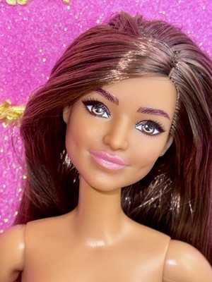 Barbie Made To Move Body Brown Hair, Dimples, Tan, Absolutely