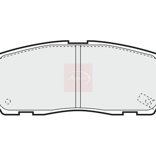 Apec Bremsbelag Satz FüR Scheibenbremsen PAD798-image