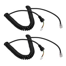 Per yaesu FT-7100 FT-7100M FT-7800R FT-8100 FT-8500M FT-8800 cavo microfono 2 pezzi